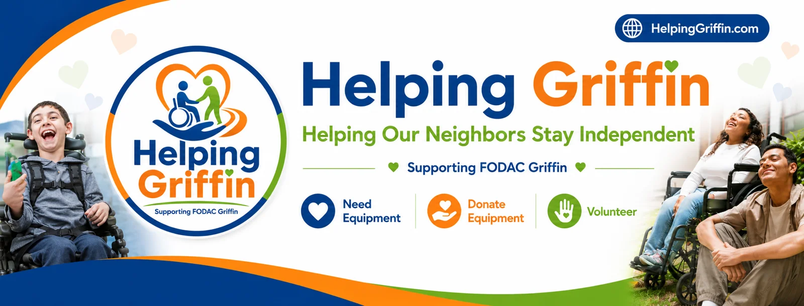 Helping Griffin community artwork: need equipment, donate equipment, volunteer.