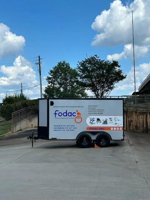 FODAC equipment trailer outside the Griffin facility